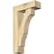Ekena Millwork Balboa Block Rough Sawn Bracket w/ Offset Brace, Douglas Fir, 6"W x 18"D x 30"H BKT0604X18X30BOA05RDF - alternate 1